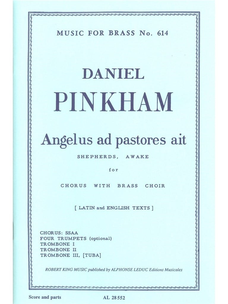 Angelus Ad Pastores Ait